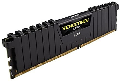 Corsair Vengeance LPX 64GB (4x16GB) DDR4 4000 (PC4-32000) C18 1.35V Desktop Memory - Black CMK64GX4M4G4000C18