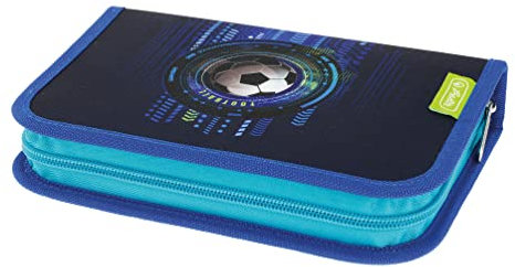 herlitz 50038206 31-teiliges Schüleretui, Soccer, 1 Stück