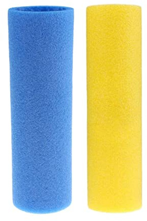 Sharplace 2Pcs Swimming Pool Noodle Connectors Water Noodle Rings Woggle, Yellow, No Hole