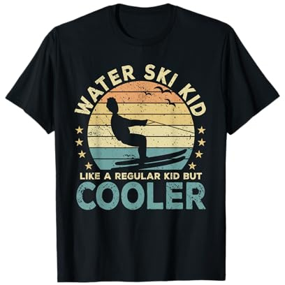 Funny Water Ski Kid Water Sports Water Skiing T-Shirt