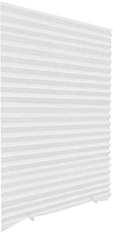 ventana inalámbricas, pantalla tela plisada opaca, ventana oscurecedoras, bloqueo la luz, estor opaco para dormitorio