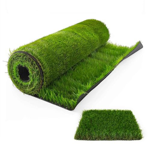 Prato sintetico in PE, tappeto di erba artificiale con supporto drenante in latex, pet friendly. Altezza/Spessore: 25mm, 30mm, 40mm, 50mm. Rotoli da 1x5m e 1x10m (30mm - 1x10MT - 10mq)