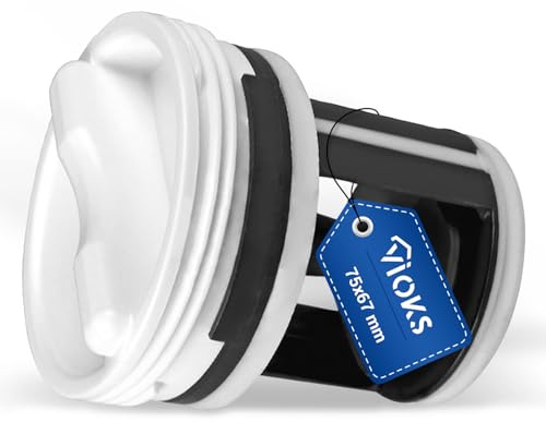 VIOKS Filtro per lanugine 72 x 65 mm di ricambio per filtro antipelucchi Hoоver 41021233 – filtro in plastica per filtro pelucchi pompa di scarico, filtro per lavatrice e lavatrice accessori