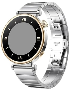 18 Mm Metallarmband I Rostfritt Stål Passar For HUAWEI WATCH GT 4 41 Mm Länkarmband Klockband Passar For Garmin Forerunner 265S 255S/Venu 3S Band