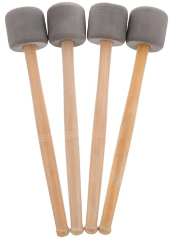 Milisten Baguettes De Tambour En Bois 12.60 Pouces Maillets Pour Grosse Caisse Accessoires De Percussion Idéaux Pour Batterie Et Instruments De Musique