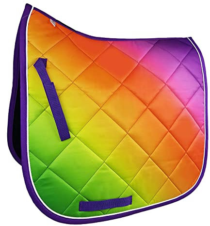 Horsenjoy Schabracke Rainbow Tropical Heat Dressurschabracke