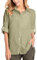 yeyity Damen Hemdbluse UV Schutz Langarmshirt Damen Schnell Trocknende Sport Shirts Wandershirt Safari Casual Button Up Tops Strandurlaub Elegant Bluse（5019,Khaki,S