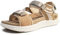 KuaiLu Womens Walking Sandals Comfort Plantar Fasciitis Arch Support Orthopedic Recovery Sport Outdoor Hiking Athletic Cushion Water Camping Shoes Adjustable Strap Beige Size 7