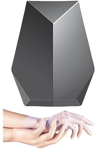 Potente secador de manos de 1600 W, secador de baño silencioso montado en la pared con instalación sin taladro, secador automático compacto con sensor para el hogar, cocina, hotel