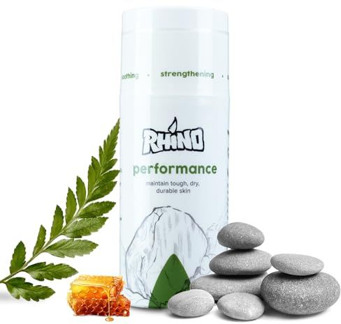 Rhino Skin Solutions Performance | Crema antitraspirante per mani e piedi | Balsamo e indurente per la pelle per atleti e uso quotidiano