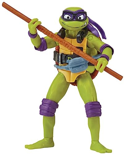 Teenage Mutant Ninja Turtles 83282CO Mutant Mayhem - Figura de acción básica de Donatello de 4.5 Pulgadas, Regalo Ideal para niños de 4 a 7 años y fanáticos de TMNT