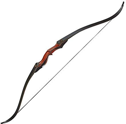 Recurve Bogen Pfeile Recurve Bow Kit Im Freien for Anfänger Im Teenageralter, Bogenschießverbindungen Pfeile Takedown Longbow for Erwachsene Training Jagdschießen