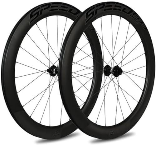 Veltec Unisex – Erwachsene Laufradsatz Speed 6.0 21mm SR Disc Shimano QR, schwarz/schwarz, 622-21
