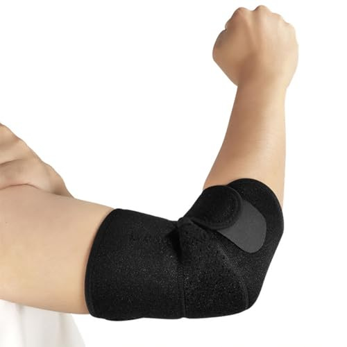 ZONADAH Adjustable Elbow Brace, Sleep Support and Stabilizer Pad for Cubital Tunnel, Tendonitis, Ulnar Nerve Relief, Tennis Elbow Sports Protection, Size M