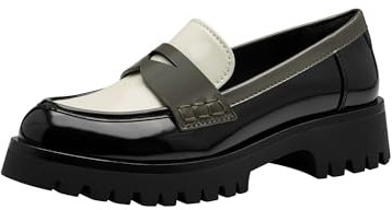 Tamaris Damen Slipper Vegan; Olive Combined, EU 37