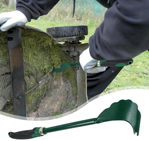 Rasenmäherbürste Spachtel Schaber | Werkzeug Zum Entfernen des Rasenmähers | Rasenmäher-Schaber | Reinigungswerkzeug Für Rasenmäher | Mit Ergonomischem Griff | Entfernt Grasschnitt, Schlamm