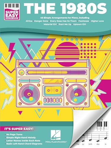 The 1980s - Super Easy Songbook. Vocal And Piano.