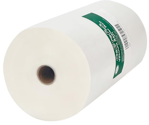 O2frepak 1 Rouleau 28x4570cm Rouleau Sacs Pour Machine Sous Vide Alimentaire,sans BPA et LFGB Sac de Congelation Sous Vide,Compatible Avec n'importe Quelle Scelleuse Sous Vide (le total:4570cm)