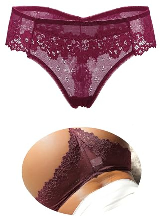 ohmydear Perizoma Donna Sexy in Pizzo Vita Bassa