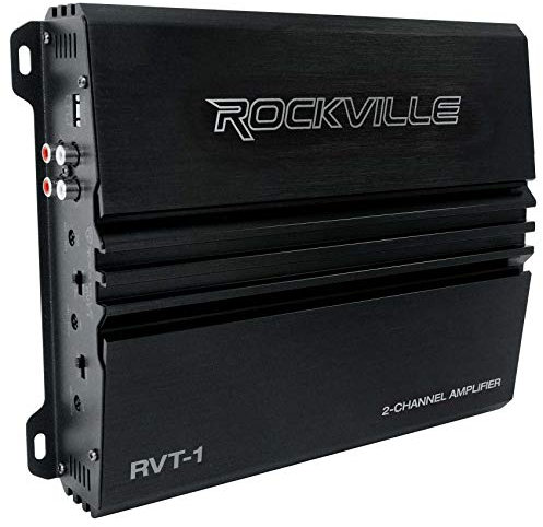 Rockville RVT-1 1 000 w Peak/250 w Dyno-certifierad RMS 2 kanal bilförstärkare stereo förstärkare