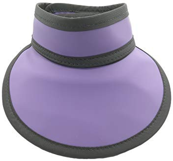 Cap Style - Protezione per tiroide leggera contro le radiazioni 0,5 mm, equivalente al piombo Pb con chiusura magnetica (viola)