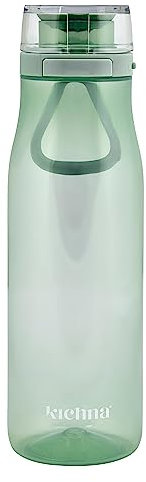 Kichna The Quencher Borraccia sportiva da 700 ml, riutilizzabile, in plastica senza BPA, con passante per il trasporto e chiusura laterale, tappo a prova di perdite, per palestra, escursionismo e