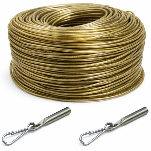 10 Meter Planenseil 8mm mit 4 Seilendverschluss mit Simplexhaken