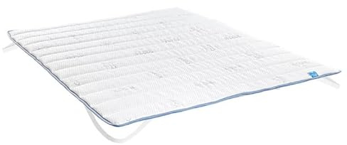 El Topper X-Cool con Relleno de Fibras y Espuma Tejido con Efecto frío - 140x190 cm