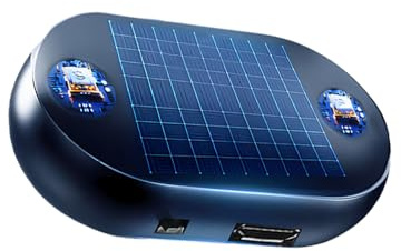 Dispositivo de eliminación de nieve, nieve anticongelante electromagnética, calentador molecular cinético portátil, descongelador electromagnético anticongelante, recargable por USB (1 unidad)