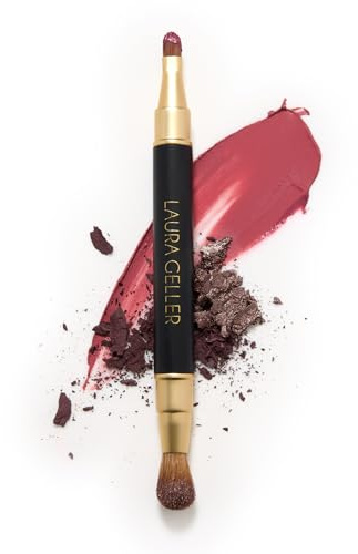 LAURA GELLER NEW YORK Cosmetic Professional Makeup Brushes - Cruelty-Free - 22 Dual-Ended Lip + Eyeshadow Brush