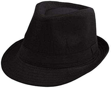 Carnavalife Sombrero Borsalino con Cinta para Fiesta temática o Complemento para Vestir