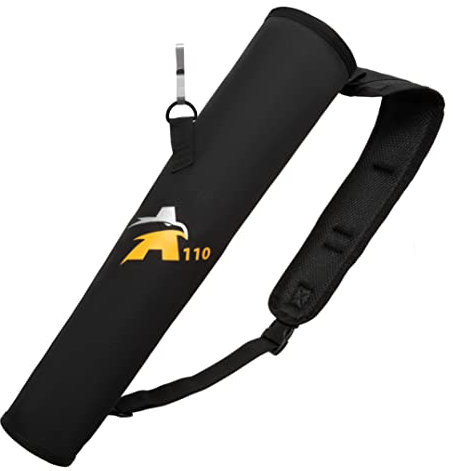 Sunya Köcher für Pfeile Leichtgewicht. Pfeilhalter mit Schultergurt, Rückenköcher oder Hüftköcher - 2 Tragemodi umschaltbar