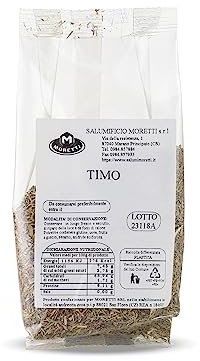 Moretti® Timo Essiccato al Sole Di Alta Qualità Busta Da 90 Grammi