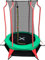 Wellactive Indoor & Outdoor Mini Trampolin Happy Jump für Kinder ab 3 Jahren, max. 25 kg, 185x190 cm, Grün