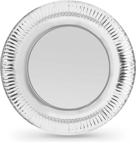 Algon Set med 50 engångstallrikar - Engångstallrikar storlek 23 cm Robusta, idealiska för fester, evenemang och sammankomster