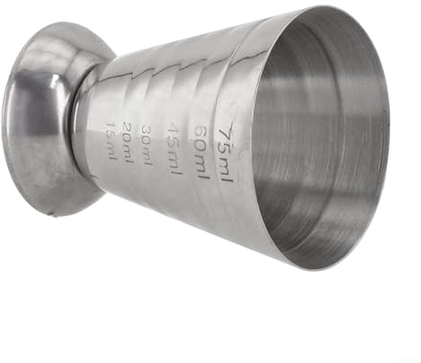 Wine Measuring Cup 75Ml Stainless Steel Bar Measuring Cup Multi-Purpose Wine Cocktail Bartender Measuring Cup Suitable for Outdoor and Indoor Parties