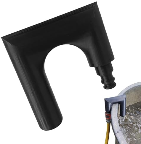 Supporto per tubo 'acqua, gancio per tubo di riempimento del contenitore, di supporto per tubi per lattine, piscine e contenitori, accessorio per irrigazione da giardino per riempimento di