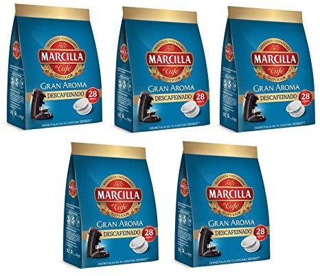 Marcilla monodosis GRAN AROMA DESCAFEINADO - [Pack de 5]