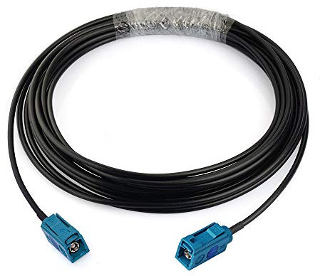 Bingfu Fakra Z Female to Female Car Vehicle Aerial Antenna Extension Cable 5m for Car Stereo Android Head Unit GPS Navigation FM AM Radio Sirius XM Satellite Radio 4G LTE Telematics Bluetooth Module