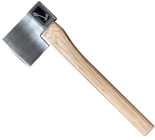 The Butcher: World Axe Throwing League Premium Competition Throwing Axe with Throwing Hatchet Nylon Sheath and Hickory Wooden Handle (Patented Design)