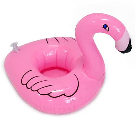 Bargain Wells Flamingo Inflatable Drink Holder – Pool Bath Hot Tub Cup Float