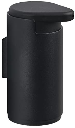 Zone Denmark Rim Seifenspender für die Wand, Durchm. 8,5 cm, Höhe 14,4 cm, Schwarz
