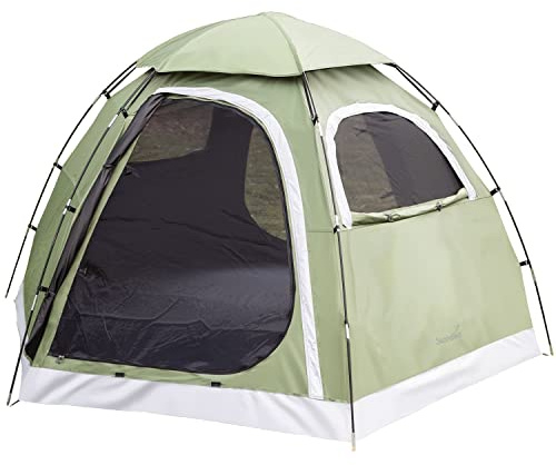 Skandika Namsos Tienda de campaña para 2 Personas, Suelo Cosido, Columna de Agua de 3000 mm, Doble Puerta, Senderismo, Trekking, Camping, Festival