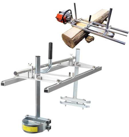 COYWEH 14-36 Mobile Sägemühle für Kettensäge, Stahl und Aluminium Kettensägenhalterung Mobiles Sägewerk Holz Motorsäge Kettensägenmühle für 35 cm bis 91cm Kettensäge