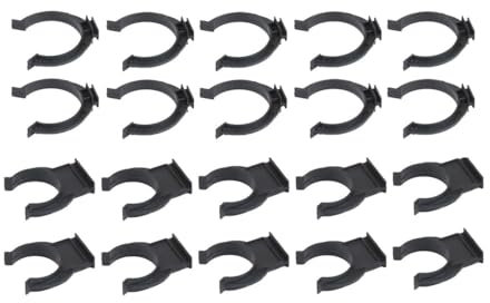 Changyeah Clips De Zócalo De Cocina, 20 Pcs Clip De Rodapié,Clip De Fijación para Listón De Zócalo,para Zócalo De Cocina para Sofás, Camas, Mesas, Armarios Y Otros Muebles(27mm,39mm)