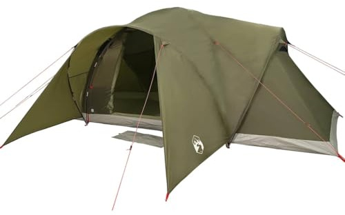 vidaXL Tenda Familiare a Cupola 6 Persone Verde Oliva Impermeabile