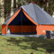 Xichuzi Tipi-Familienzelt 8 Personen Grau und Orange Wasserdicht, Caming Zelt, Camping Tents, Camping-Zelt - 94590