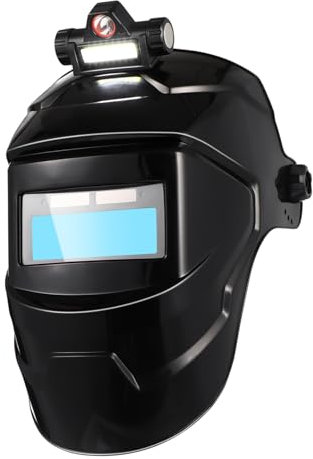 Ciieeo Casco Da Saldatura Comodo Maschera Portatile a Colori Reali, Copricapo Regolabile Imbottitura Traspirante e Filtro Auto-oscurante Per Protezione Occhi in Saldatura Professionale