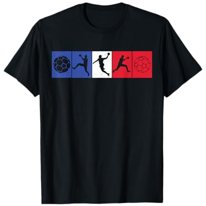 Hand Handball Joueur Handballeur France Enfant garçon Retro T-Shirt