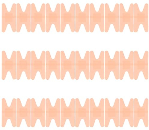 Hemobllo 30 Piezas de Apósitos Adhesivos Transpirables para Heridas, Impermeables y Fáciles de Despegar, Material PE, Adecuado para Cuidado de Lesiones en Manos